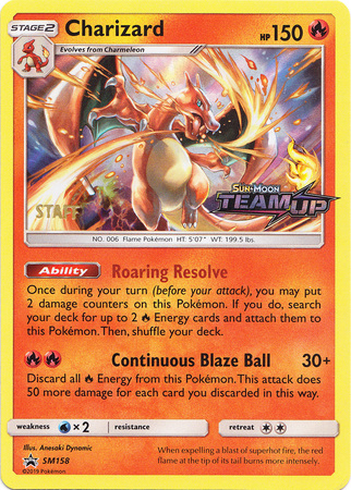 Charizard - SM158 - (Staff) Pre-Release Promo