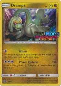 pokemon sun moon prerelease promos drampa sm21 pre release promo