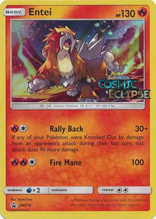 Entei - SM219 - Pre-Release Promo