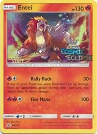 pokemon sun moon prerelease promos entei sm219 staff pre release promo