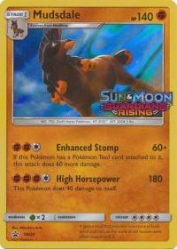 pokemon sun moon prerelease promos mudsdale sm20 pre release promo