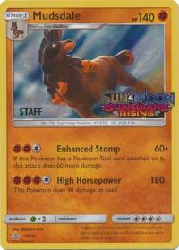 pokemon sun moon prerelease promos mudsdale sm20 staff pre release promo