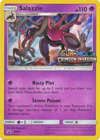 pokemon sun moon prerelease promos salazzle sm73 pre release promo