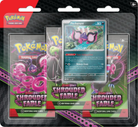 pokemon sun moon prerelease promos scarlet violet shrouded fable 3 pack blister pecharunt