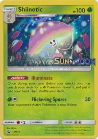 pokemon sun moon prerelease promos shiinotic sm10 pre release promo