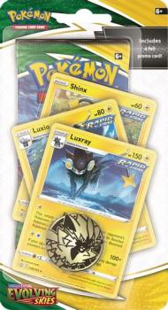 pokemon sun moon prerelease promos sword shield 1 pack blister evolving skies luxray