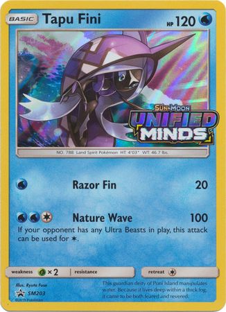 Tapu Fini - SM203 - Pre-Release Promo