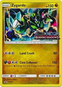 pokemon sun moon prerelease promos zygarde sm48 pre release promo