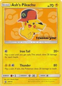 pokemon sun moon promos ash s pikachu sm110