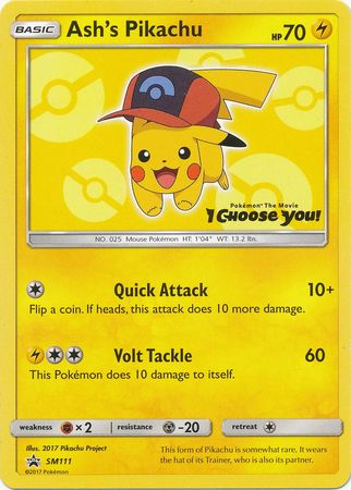 Ash's Pikachu - SM111