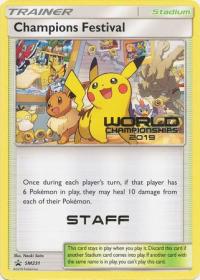 pokemon sun moon promos champions festival sm78 world championships 2017 staff promo