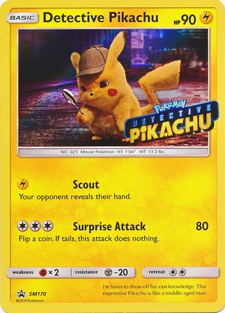 Detective Pikachu - SM170 - Detective Pikachu Promo Movie Stamp