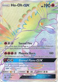 pokemon sun moon promos ho oh gx sm80