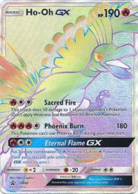 pokemon sun moon promos ho oh gx sm80