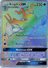 pokemon sun moon promos kingdra gx sm155