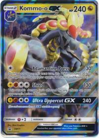 pokemon sun moon promos kommo o gx sm71