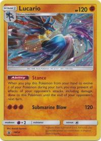 pokemon sun moon promos lucario sm54