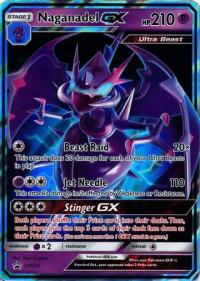 pokemon sun moon promos naganadel gx sm125