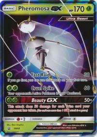 pokemon sun moon promos pheromosa gx sm66