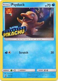 pokemon sun moon promos psyduck sm199 detective pikachu promo