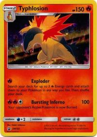 pokemon sun moon promos typhlosion sm185