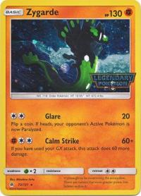 pokemon sun moon promos zygarde 72 131 alternative holo promo