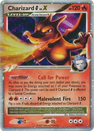 Charizard LV.X 143-147