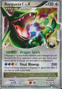 pokemon supreme victors rayquaza lv x 146 147