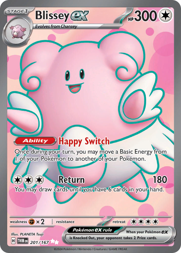 Blissey EX - 201-167 - FULL ART