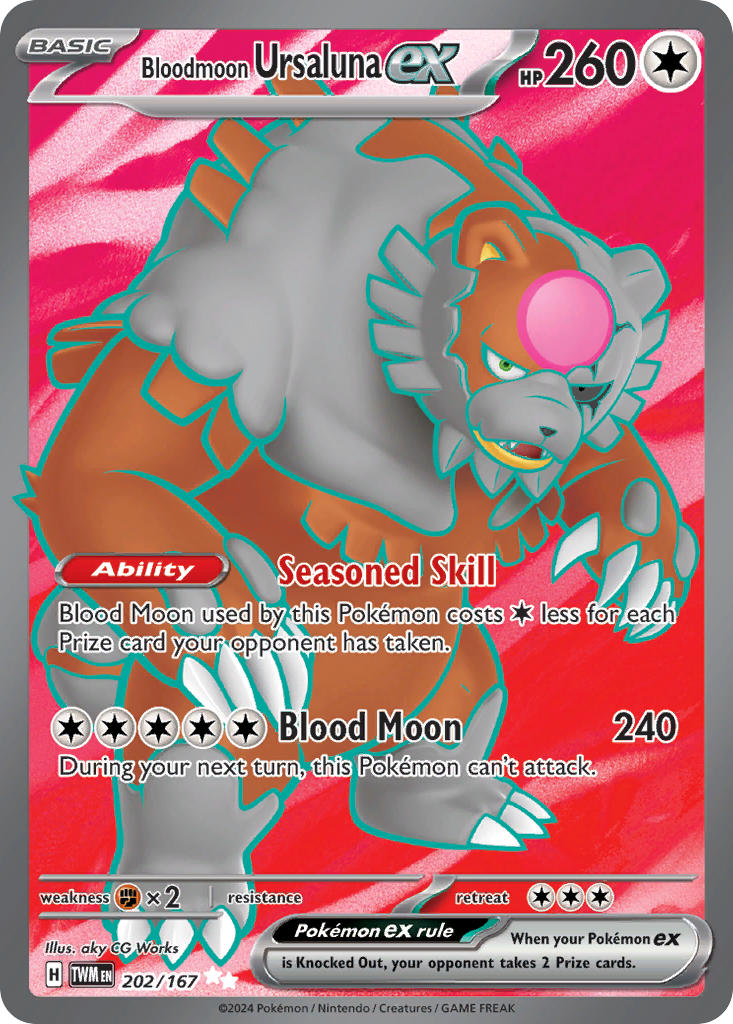 Bloodmoon Ursaluna EX - 202-167 - FULL ART