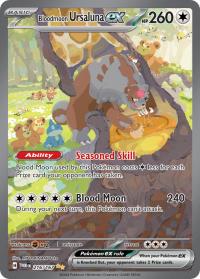 pokemon sv twilight masquerade bloodmoon ursaluna ex 216 167 special illustration rare
