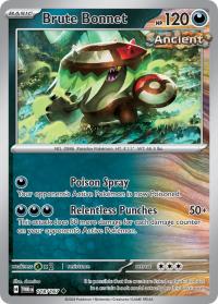 pokemon sv twilight masquerade brute bonnet 118 167