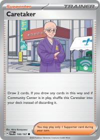 pokemon sv twilight masquerade caretaker 144 167