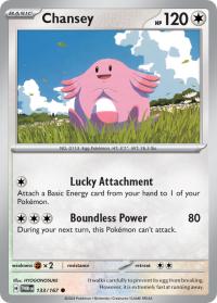 pokemon sv twilight masquerade chansey 133 167