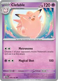 pokemon sv twilight masquerade clefable 079 167