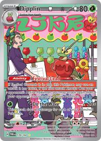 pokemon sv twilight masquerade dipplin 170 167 illustration rare