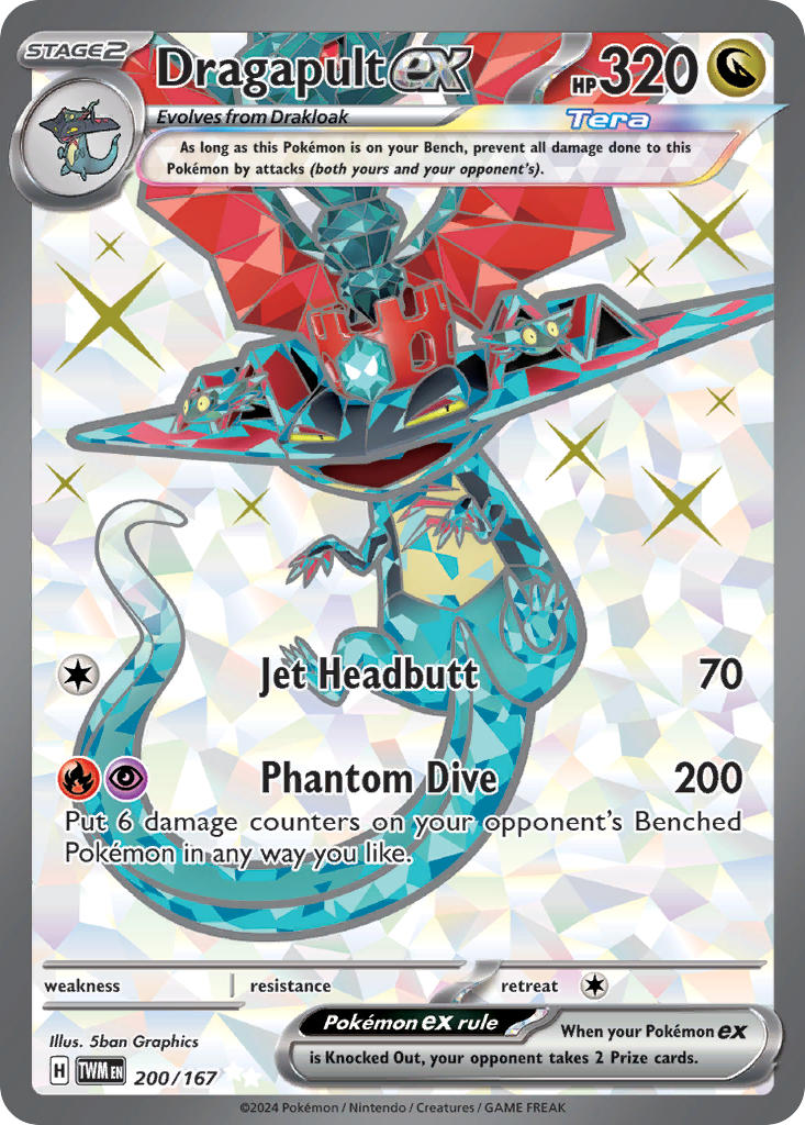 Dragapult EX - 200-167 - FULL ART
