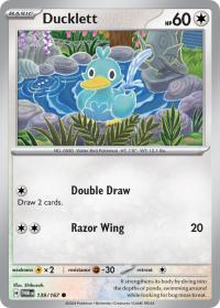 pokemon sv twilight masquerade ducklett 139 167