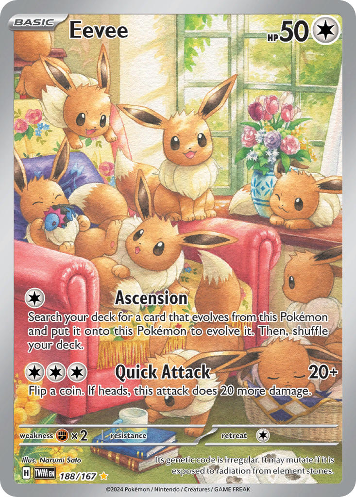 Eevee - 188-167 - Illustration Rare