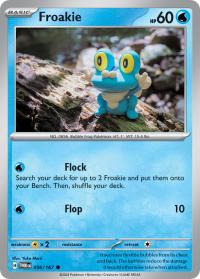 pokemon sv twilight masquerade froakie 056 167