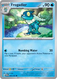 pokemon sv twilight masquerade frogadier 057 167