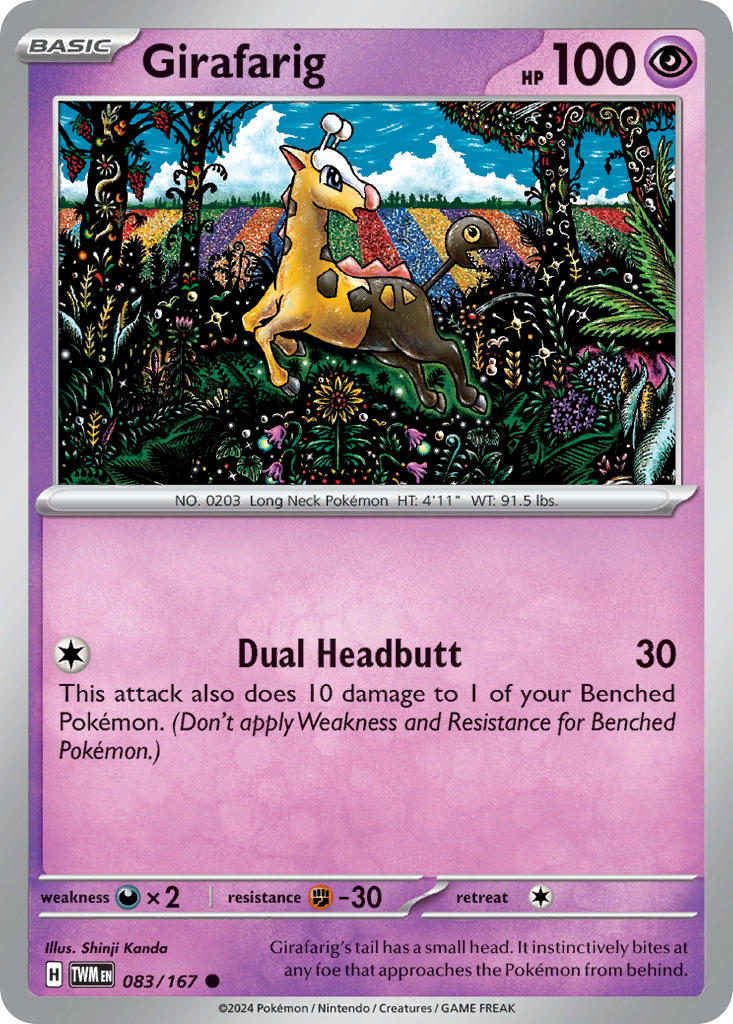 Girafarig - 083-167 (RH)