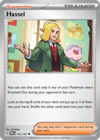 pokemon sv twilight masquerade hassel 151 167