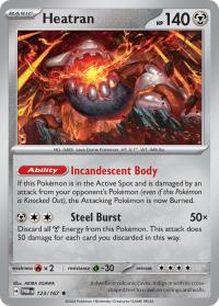 pokemon sv twilight masquerade heatran 123 167