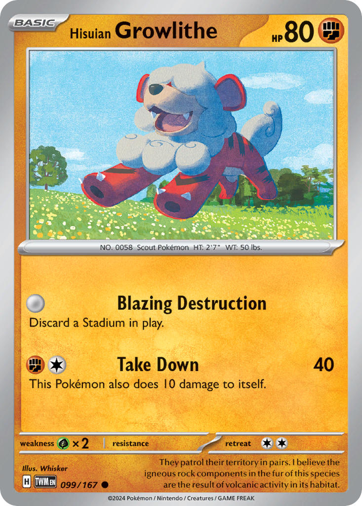 Hisuian Growlithe - 099-167