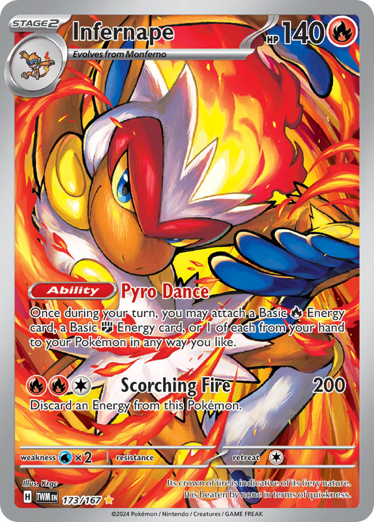Infernape - 173-167 - Illustration Rare