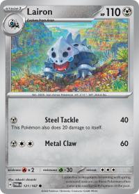 pokemon sv twilight masquerade lairon 121 167