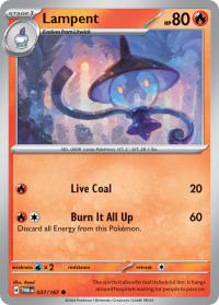 pokemon sv twilight masquerade lampent 037 167 rh