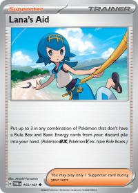 pokemon sv twilight masquerade lana s aid 155 167