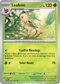 pokemon sv twilight masquerade leafeon 011 167 rh